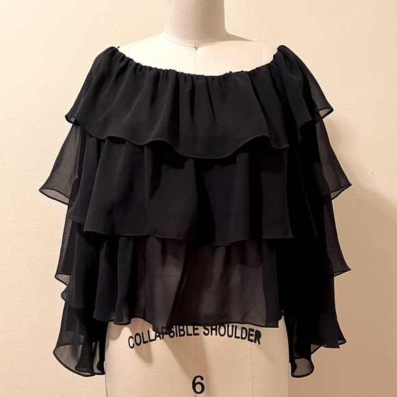 New Zara ruffled on-off shoulder top - Size S - Picture 2 of 5
